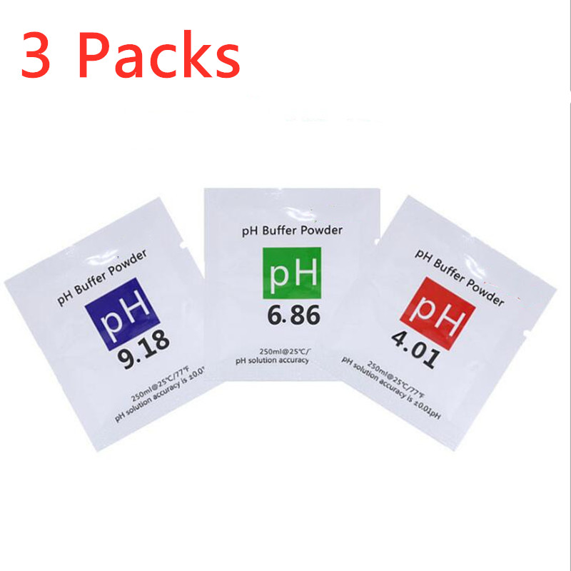 Ph Up Down Solution - 3 pz/lotto PH tampone polvere misura