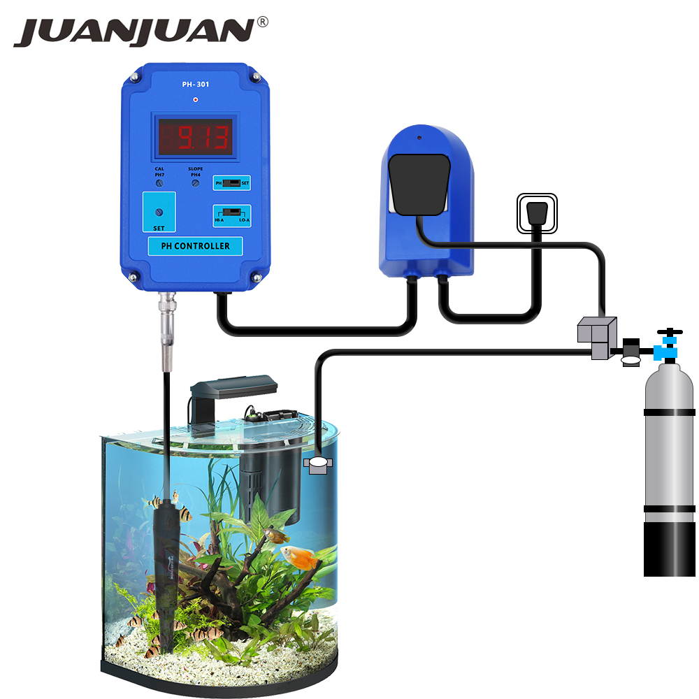 Ph Up Down Solution - PH-301 Regolatore PH digitale Misuratore di